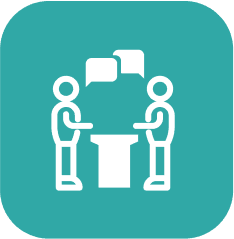 Wise Hosting & Facilitation Icon.