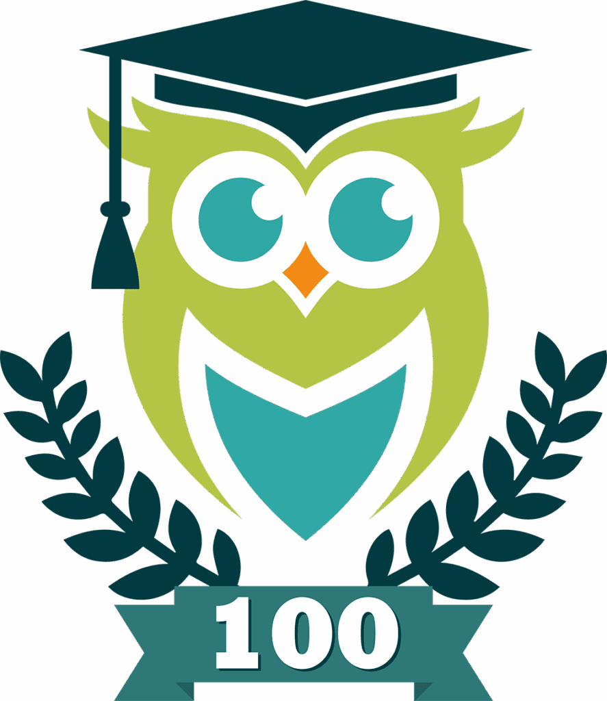 Wise Online Academy Owl 100 icon.