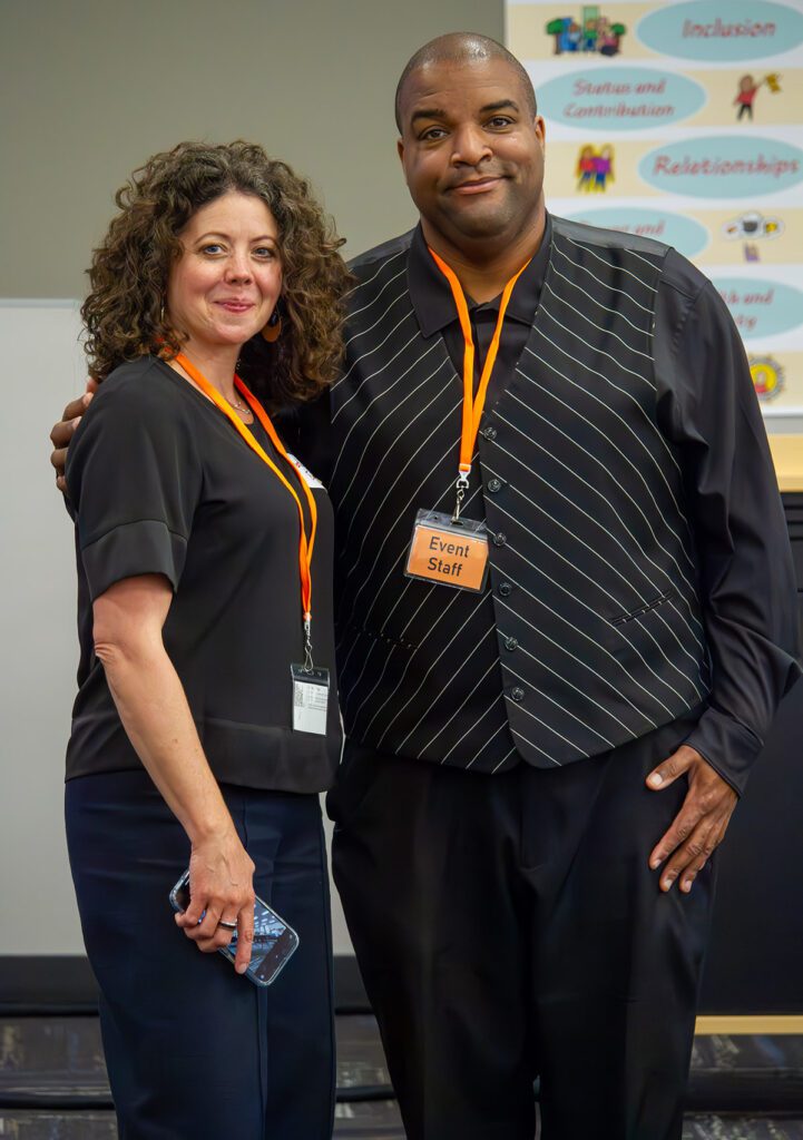 Two Wise presenters working together.