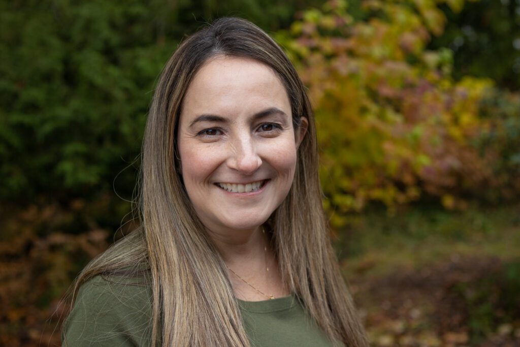 Person smiling to the camera