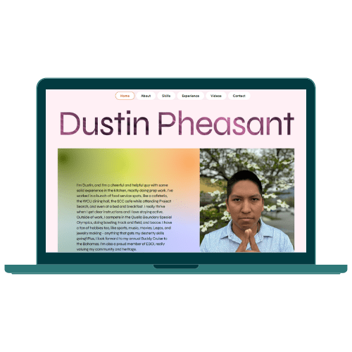 Dustin website portfolio
